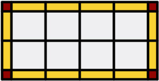 glas-in-lood bovenlicht London