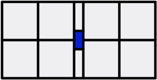 Brighton glas-in-lood bovenlicht